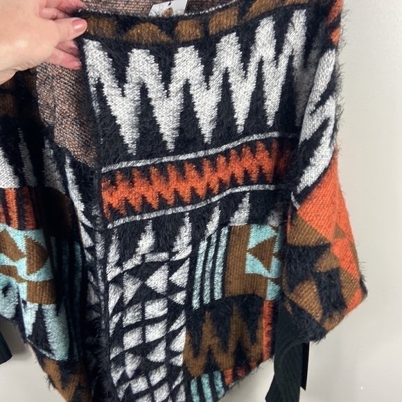 Maxsport Aztec Cocoon Open Front Sweater Size S/M - Picture 8 of 14